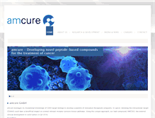 Tablet Screenshot of amcure.com